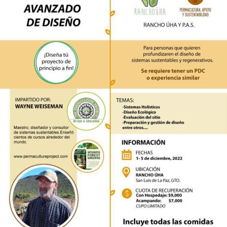 Curso Avanzado de Diseño con Wayne Weiseman – The Permaculture Project Organizado por P.A.S.